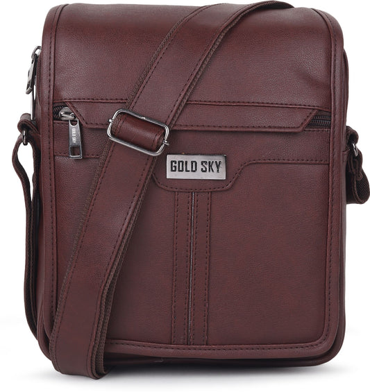 UrbanEdge Premium Vegan Leather Men’s Sling Bag