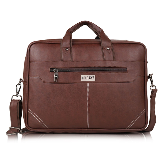 UrbanSplit Vegan Leather Messenger Bag