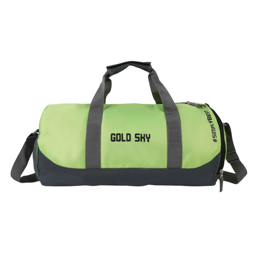 Aeris Polyester Gym Bag with Dedicated Shoe Compartment