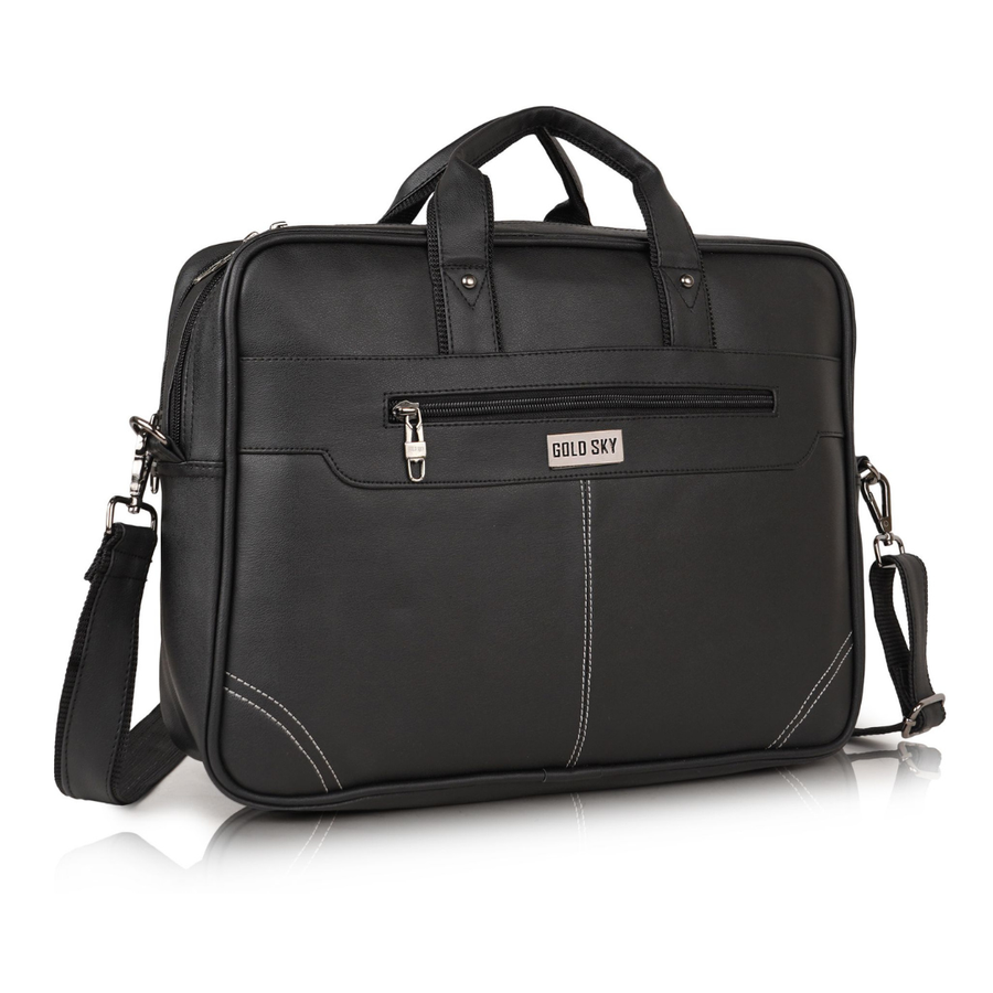 UrbanSplit Vegan Leather Messenger Bag
