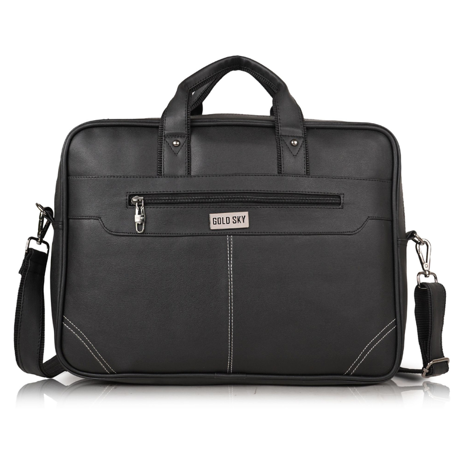UrbanSplit Vegan Leather Messenger Bag