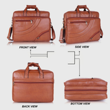 UrbanArc Pro Vegan Leather Laptop Messenger Bag