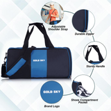 FitPro Polyester Gym Bag with Dedicated Shoe Pocket