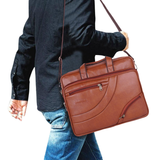UrbanArc Pro Vegan Leather Laptop Messenger Bag