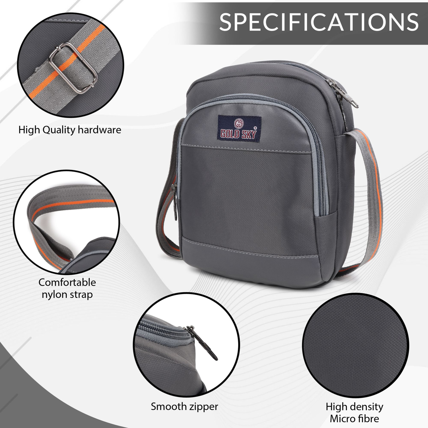 UrbanTab 9" Premium Oxford Sling Bag