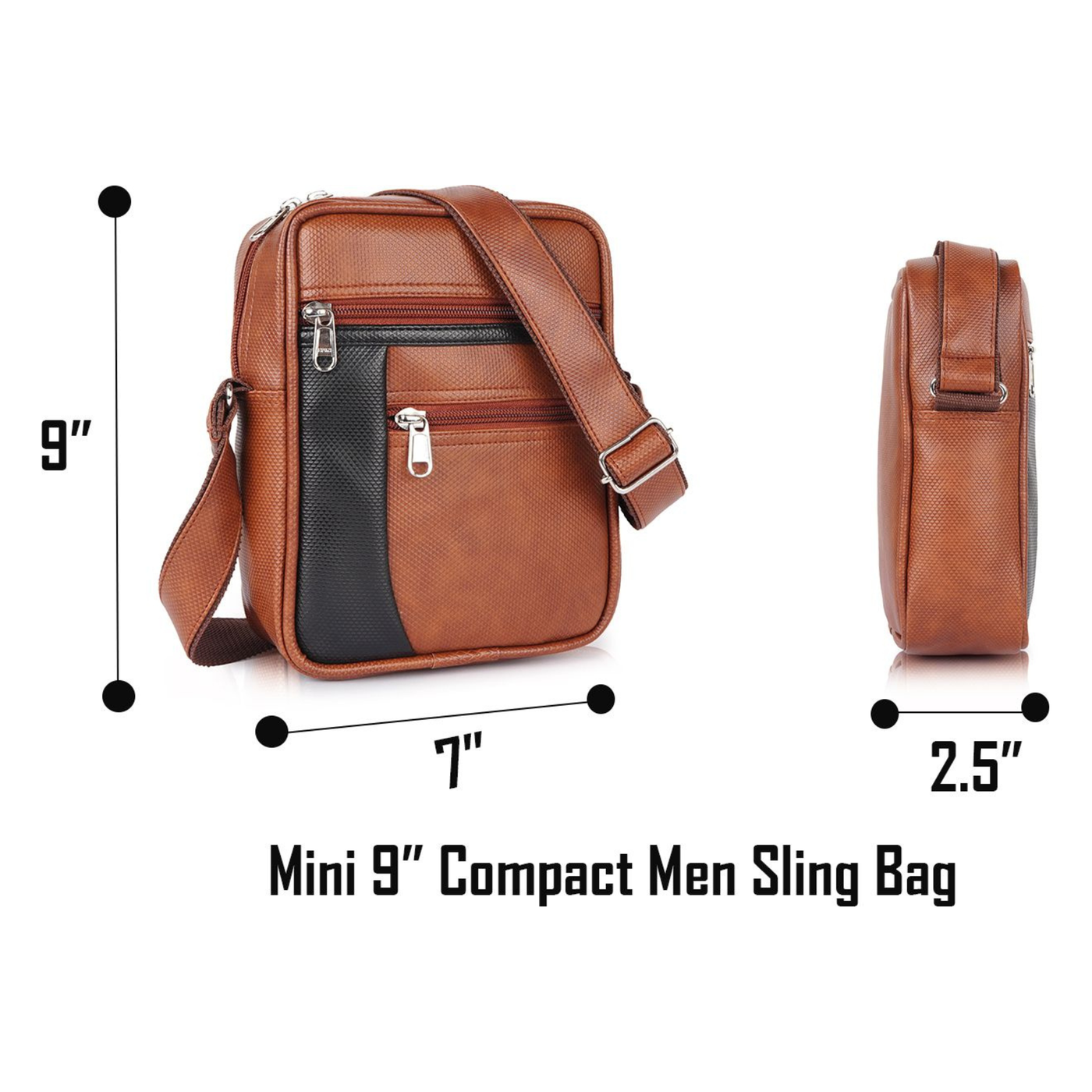 Mini 9 inch Side Sling bag for Men & Women