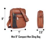 Mini 9 inch Side Sling bag for Men & Women