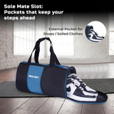 FitPro Polyester Gym Bag with Dedicated Shoe Pocket