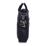 Crux vegan leather laptop messenger bag