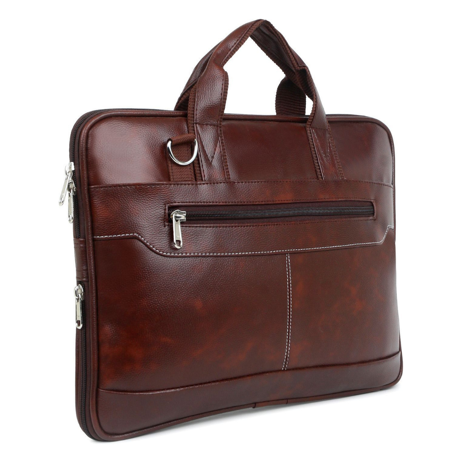 ExpandPro Sleek Expandable Laptop Messenger Bag for Men
