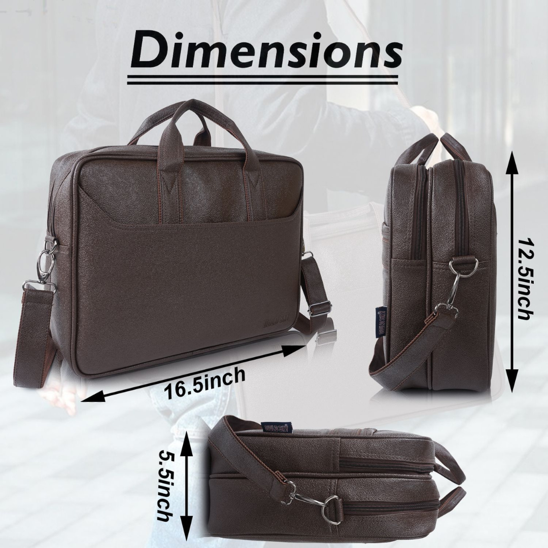 Elite Premium 16 Inch Laptop Office Shoulder Messenger Bag