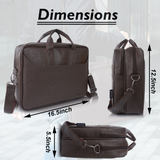 Elite Premium 16 Inch Laptop Office Shoulder Messenger Bag