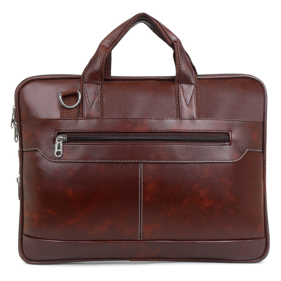 ExpandPro Sleek Expandable Laptop Messenger Bag for Men