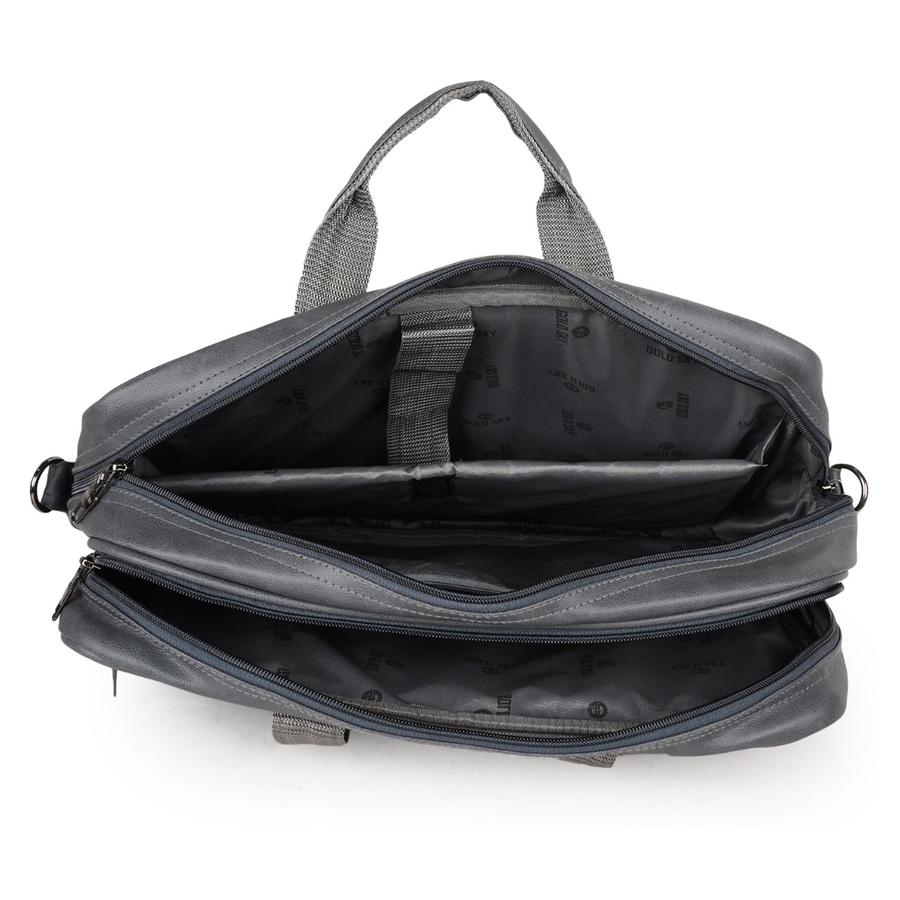 UrbanSplit Vegan Leather Messenger Bag