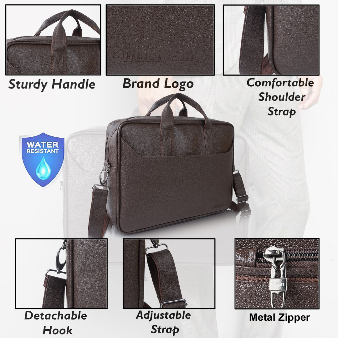 Elite Premium 16 Inch Laptop Office Shoulder Messenger Bag
