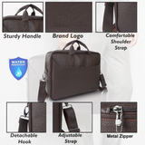 Elite Premium 16 Inch Laptop Office Shoulder Messenger Bag