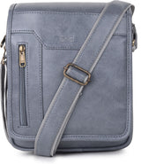 ModVault Premium PU Leather Men’s Sling Bag With Padded Tab Sleeve