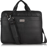 UrbanFlex Expandable Vegan Leather Messenger Bag