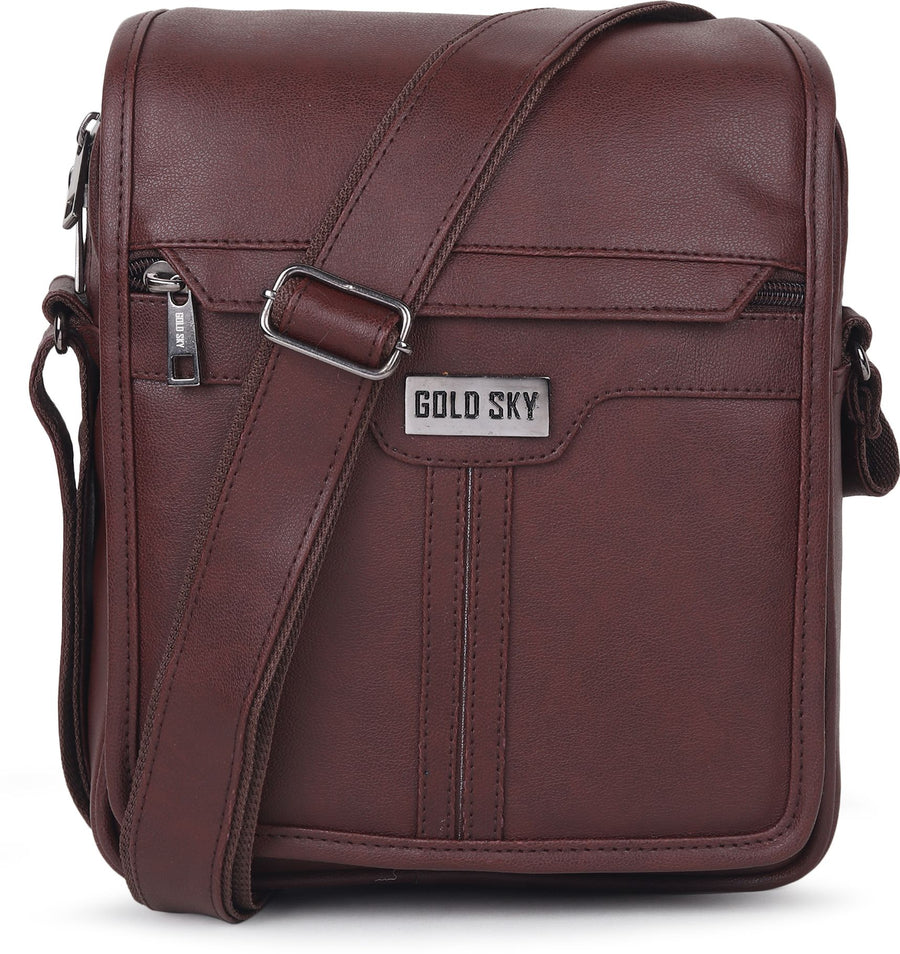UrbanEdge Premium Vegan Leather Men’s Sling Bag