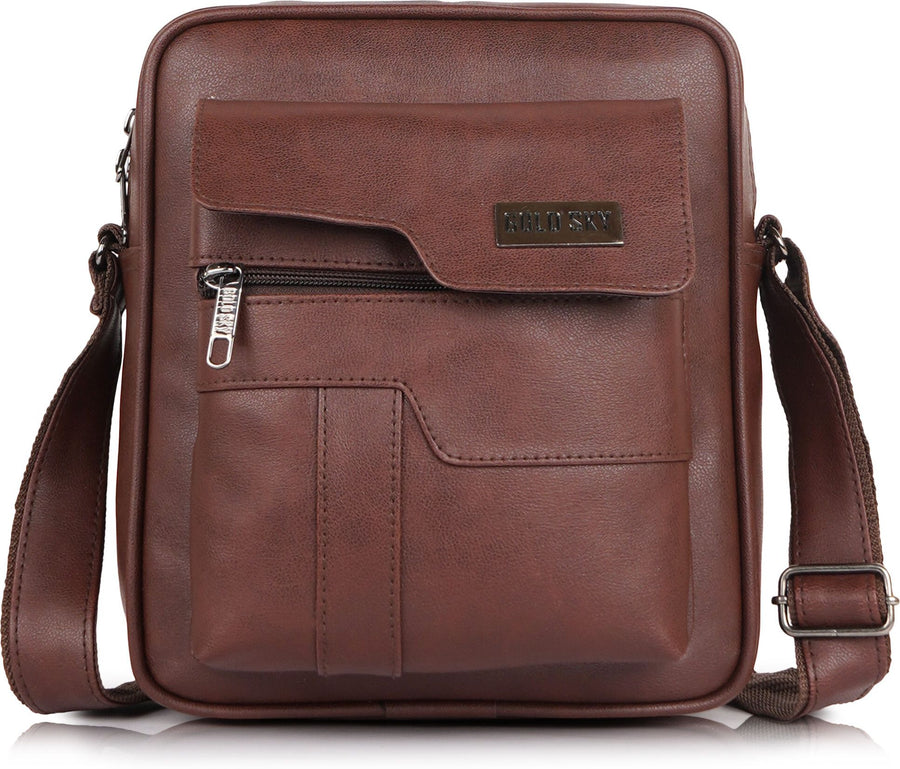MetroEdge Premium Vegan Leather Sling Bag