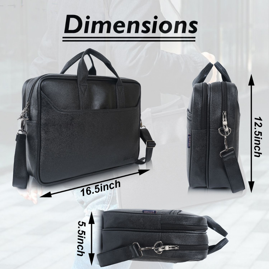 Elite Premium 16 Inch Laptop Office Shoulder Messenger Bag