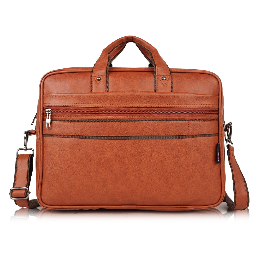 UrbanSplit Vegan Leather Messenger Bag