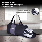 FitPro Polyester Gym Bag with Dedicated Shoe Pocket