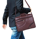 UrbanArc Pro Vegan Leather Laptop Messenger Bag