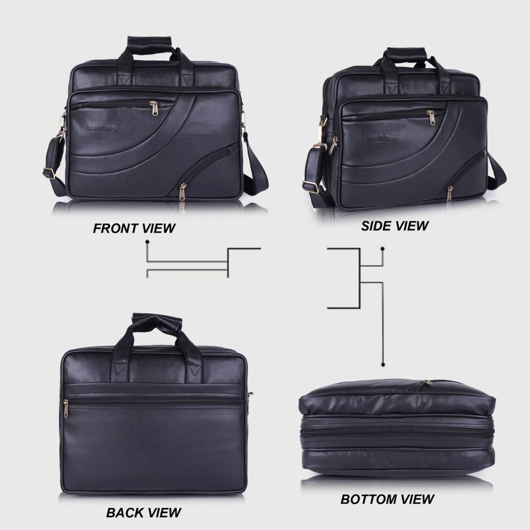 UrbanArc Pro Vegan Leather Laptop Messenger Bag