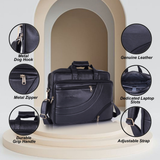 UrbanArc Pro Vegan Leather Laptop Messenger Bag