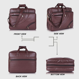 UrbanArc Pro Vegan Leather Laptop Messenger Bag