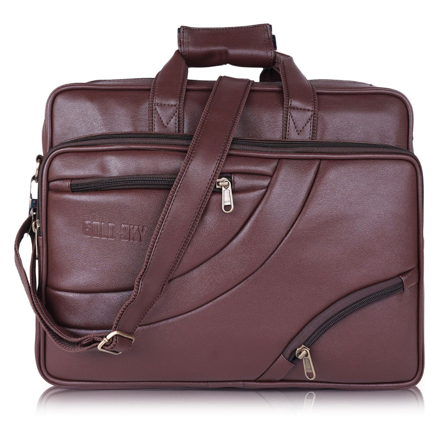 UrbanArc Pro Vegan Leather Laptop Messenger Bag