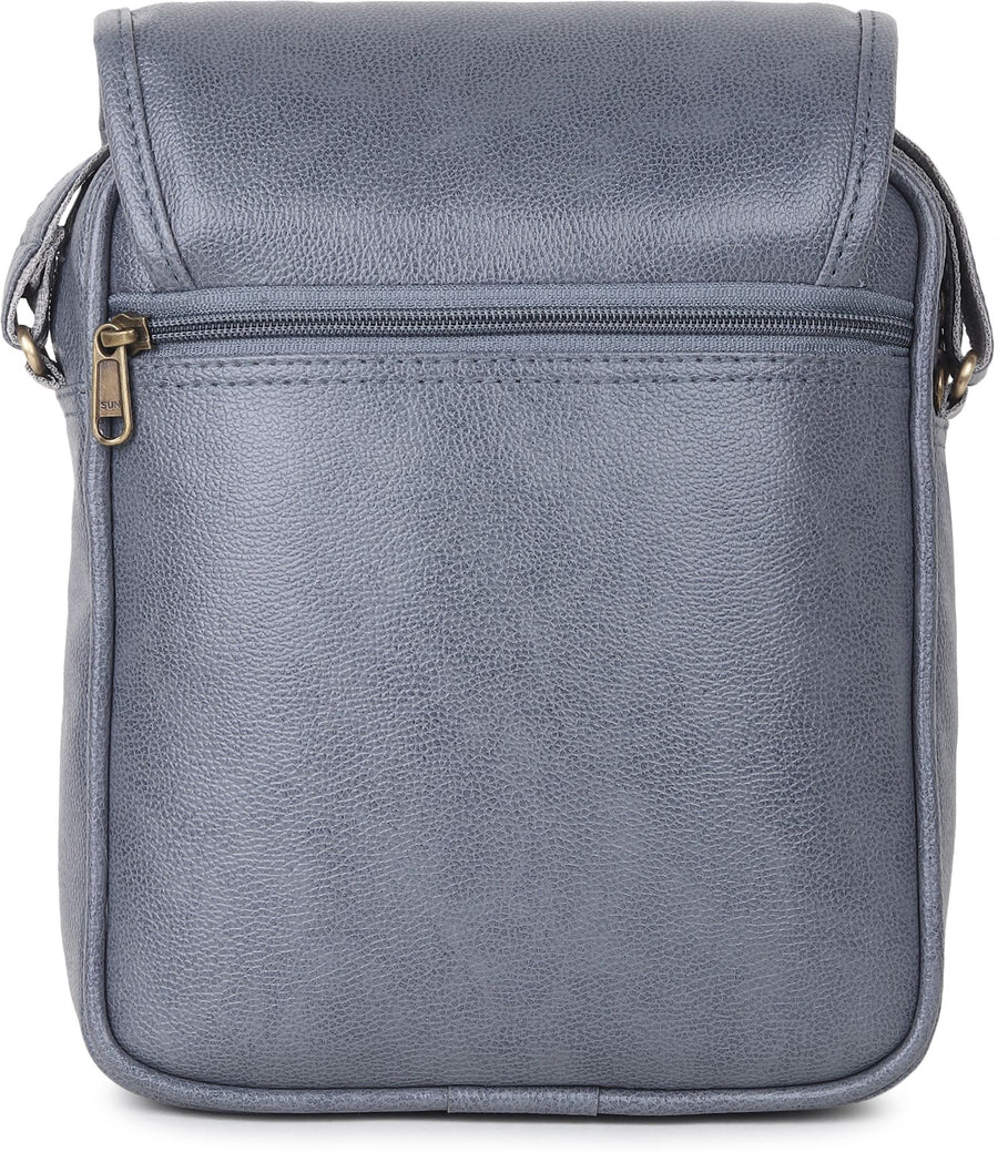 ModVault Premium PU Leather Men’s Sling Bag With Padded Tab Sleeve