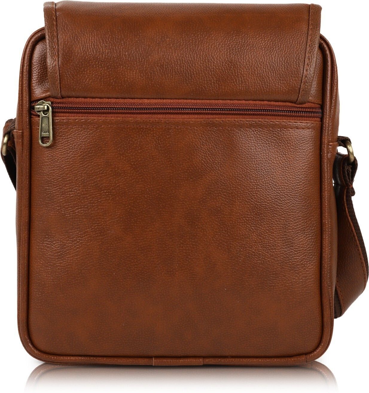 ModVault Premium PU Leather Men’s Sling Bag With Padded Tab Sleeve