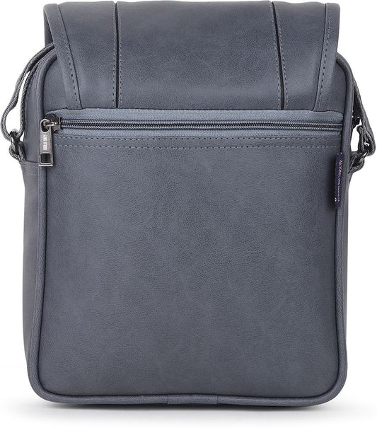 Draper Premium Vegan Leather Sling Bag With Padded Tab Sleeve
