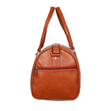 VoyagerX Vegan Leather Duffel with Shoe Compartment - 45 L