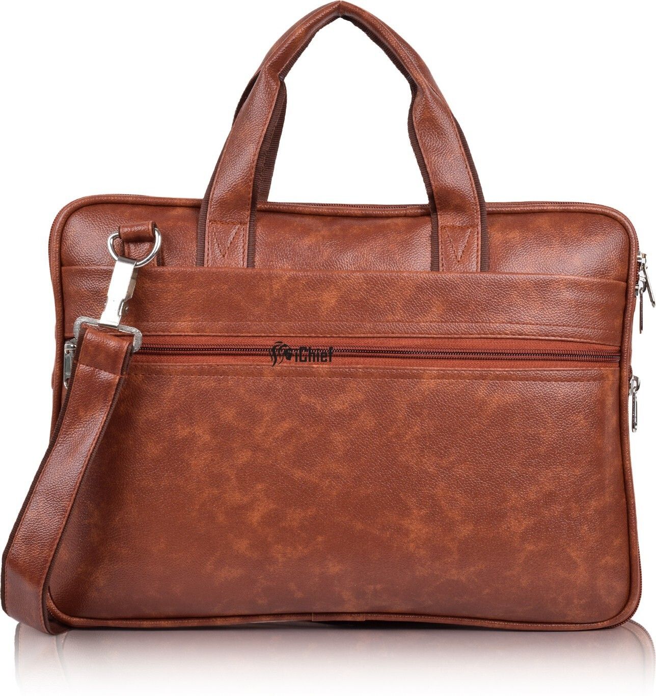 WhiteLine Bottom Expandable Laptop Messenger Bag for Men