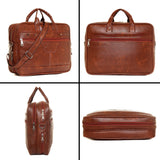 FlutterX Dual Compartment Expandable Laptop Messenger Office Bag