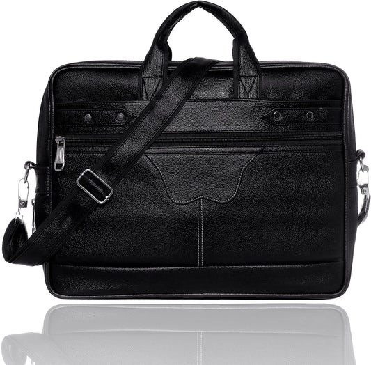 FlutterX Dual Compartment Expandable Laptop Messenger Office Bag