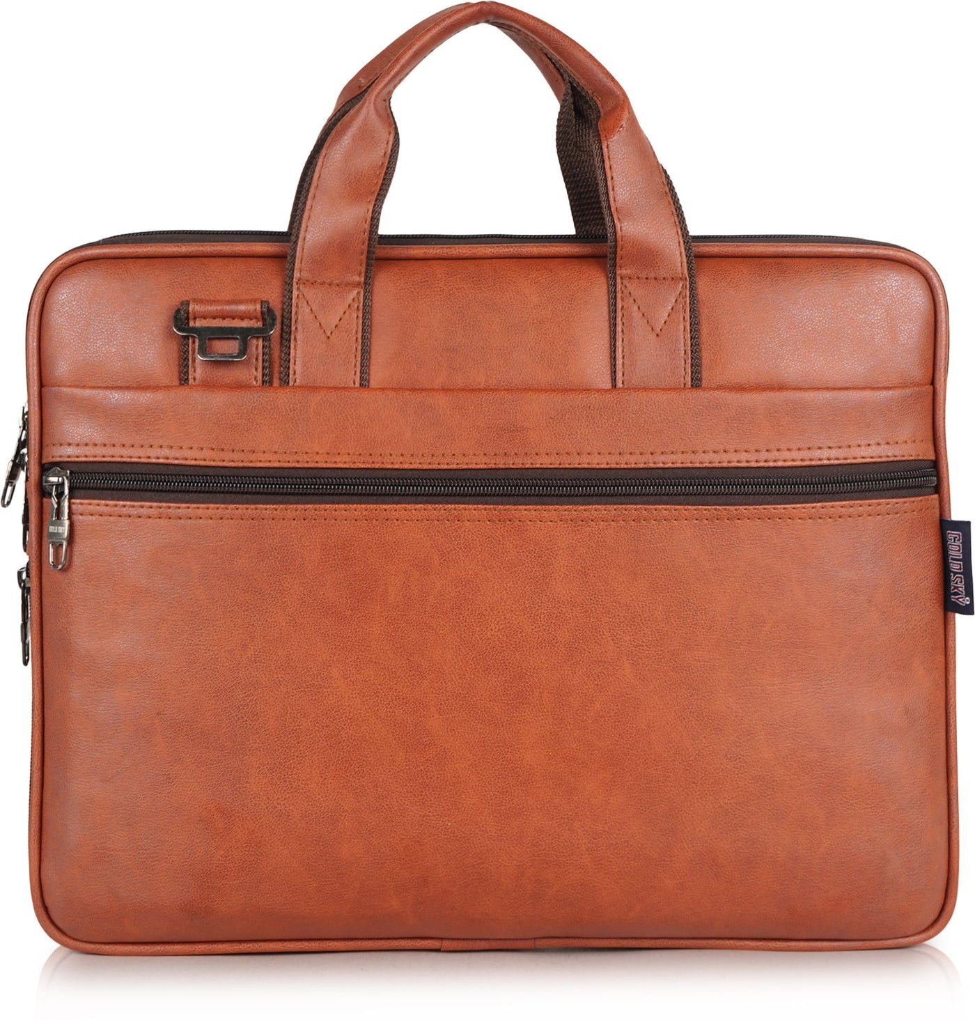 UrbanFlex Expandable Vegan Leather Messenger Bag