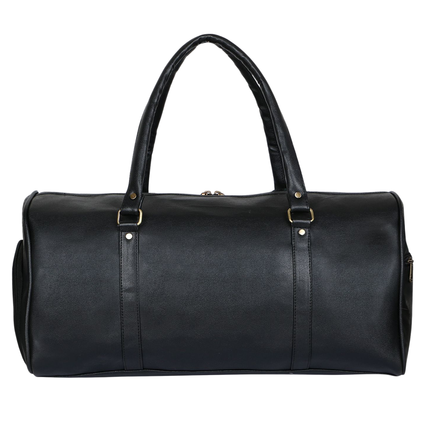 VoyagerX Vegan Leather Duffel with Shoe Compartment - 45 L