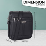 UrbanEdge Premium Vegan Leather Men’s Sling Bag