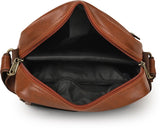 ModVault Premium PU Leather Men’s Sling Bag With Padded Tab Sleeve