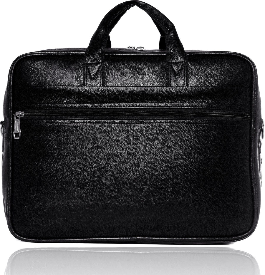 FlutterX Dual Compartment Expandable Laptop Messenger Office Bag