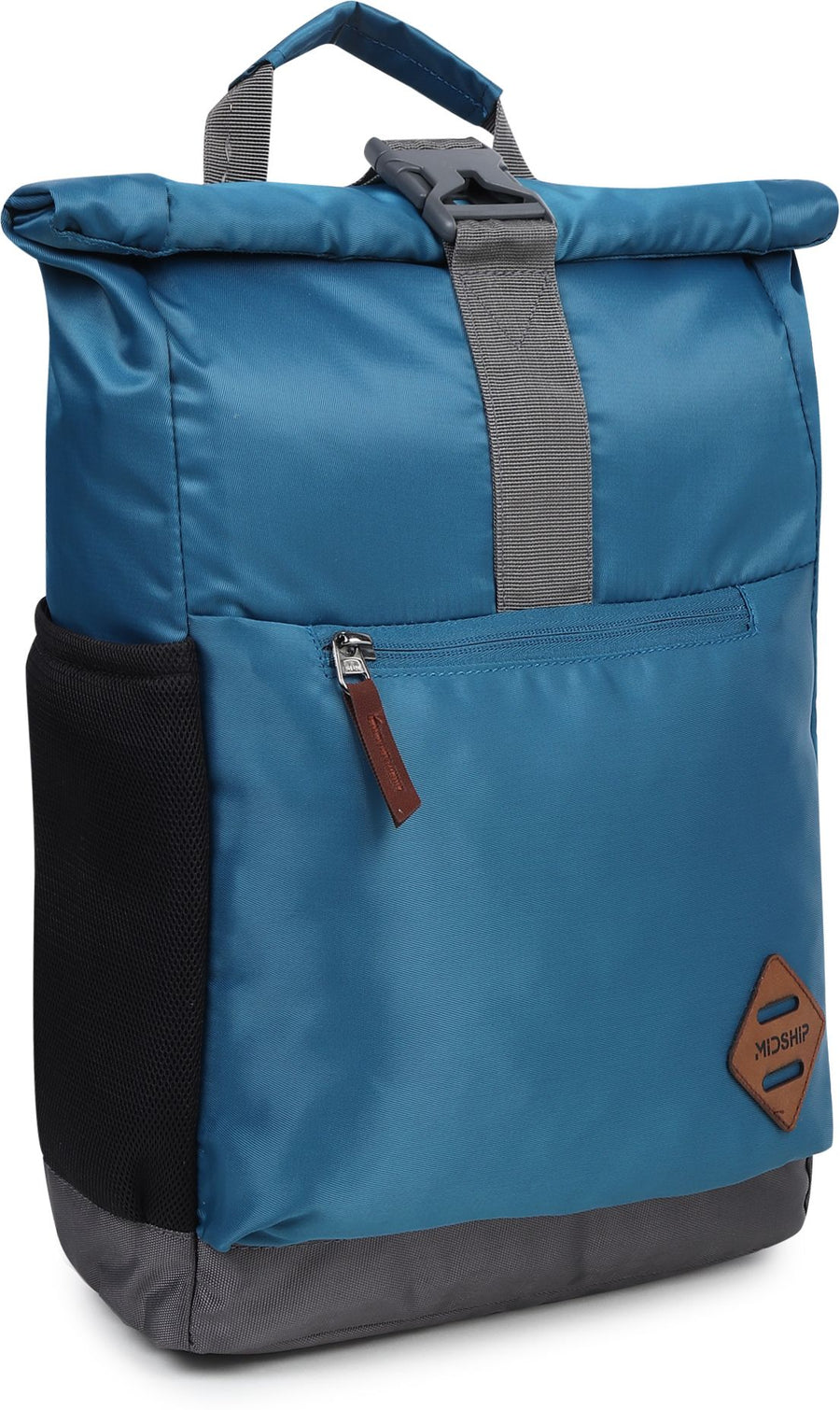 MIDSHIP Navigator 15" Nylon Roll Top Backpack - 15 L