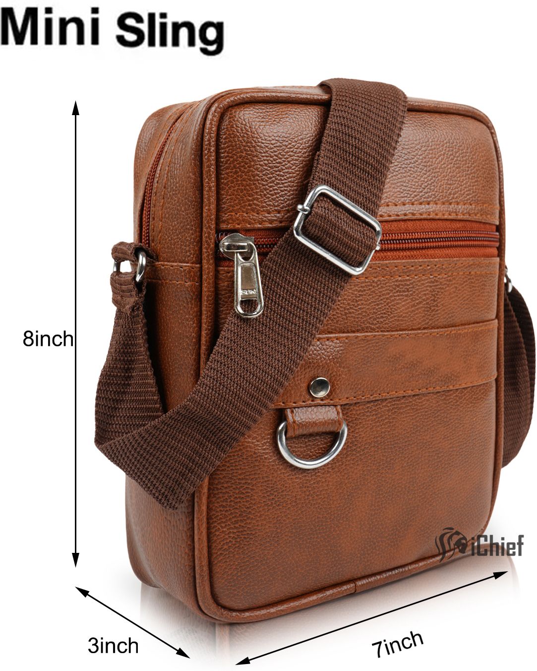 MiniVault X9 PU Leather Sling Bag