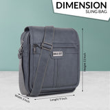 UrbanEdge Premium Vegan Leather Men’s Sling Bag