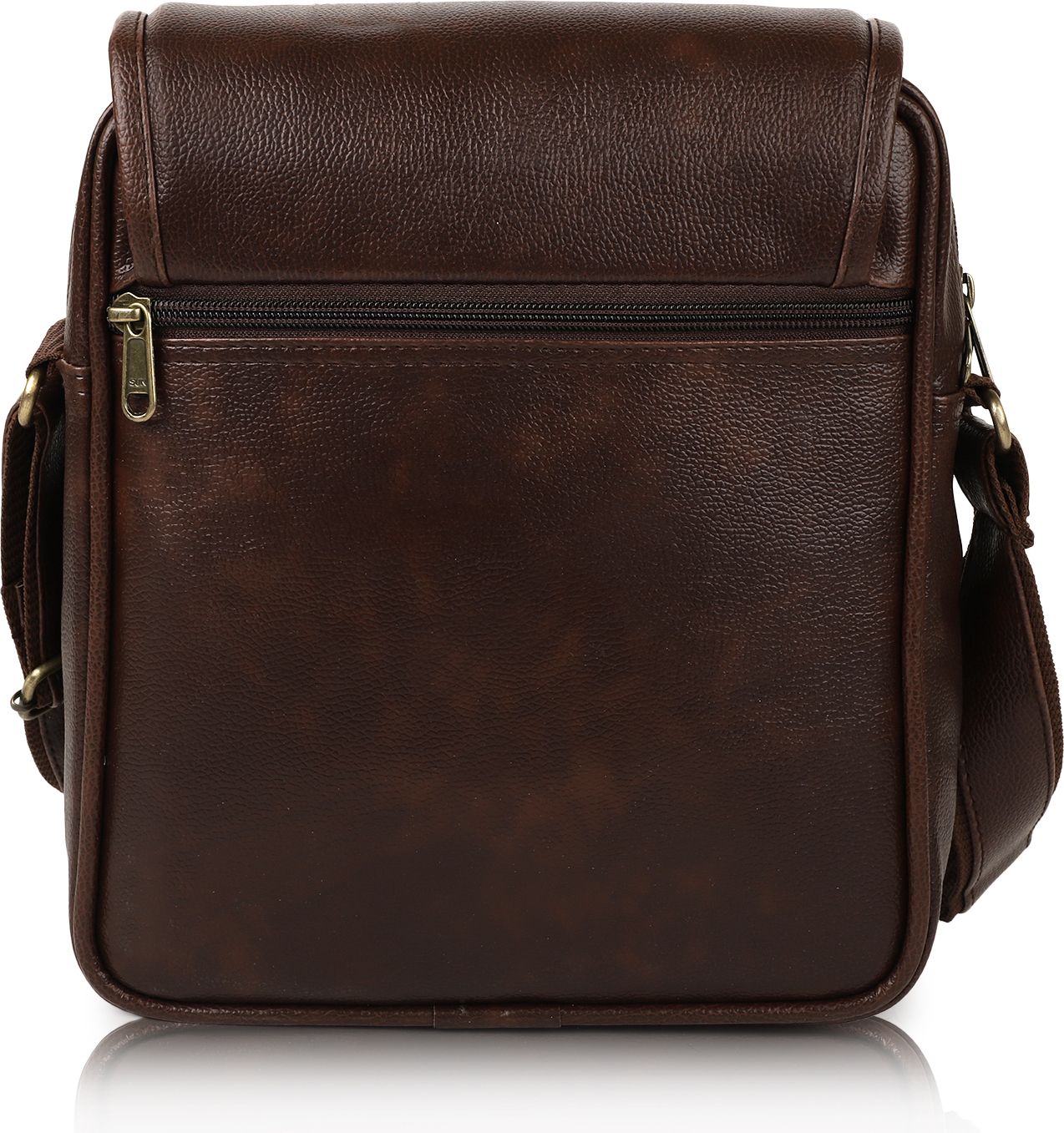 ModVault Premium PU Leather Men’s Sling Bag With Padded Tab Sleeve