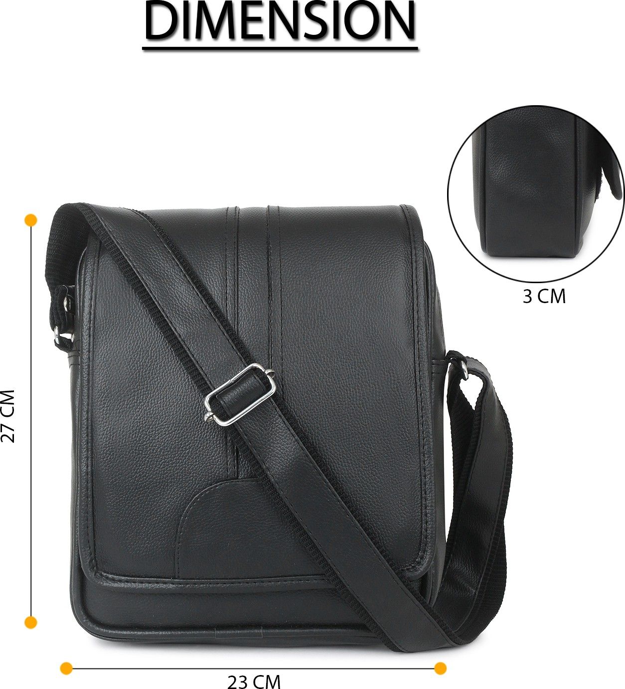 Falcon PU Leather Men’s Sling Bag