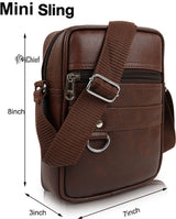 MiniVault X9 PU Leather Sling Bag